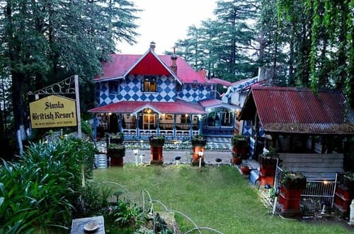 Внешний вид отеля Shimla British Resort