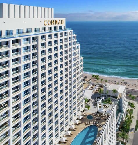 Внешний вид отеля Conrad Fort Lauderdale Beach