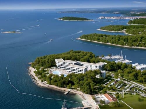 Внешний вид отеля Hotel Parentium Plava Laguna